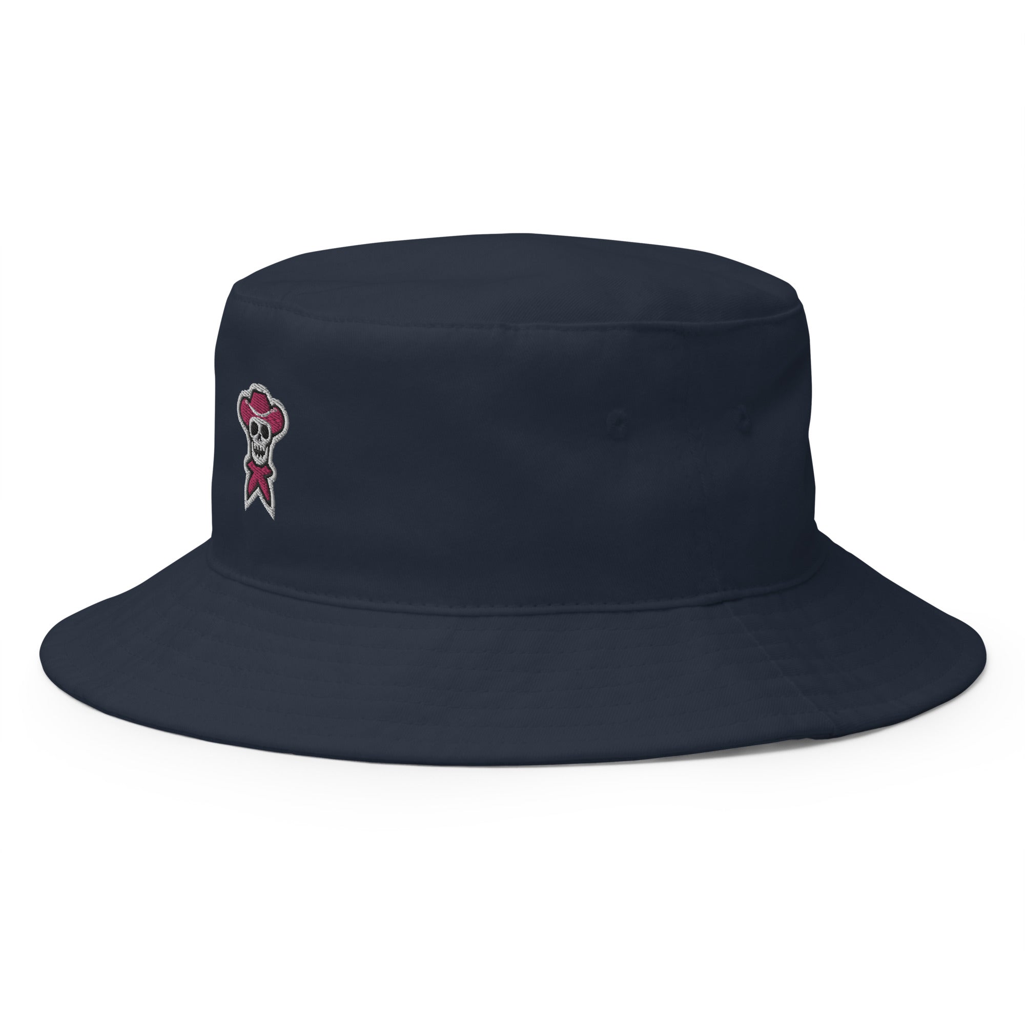 Pink Embroidered Bucket Hat - rockstarcowboy