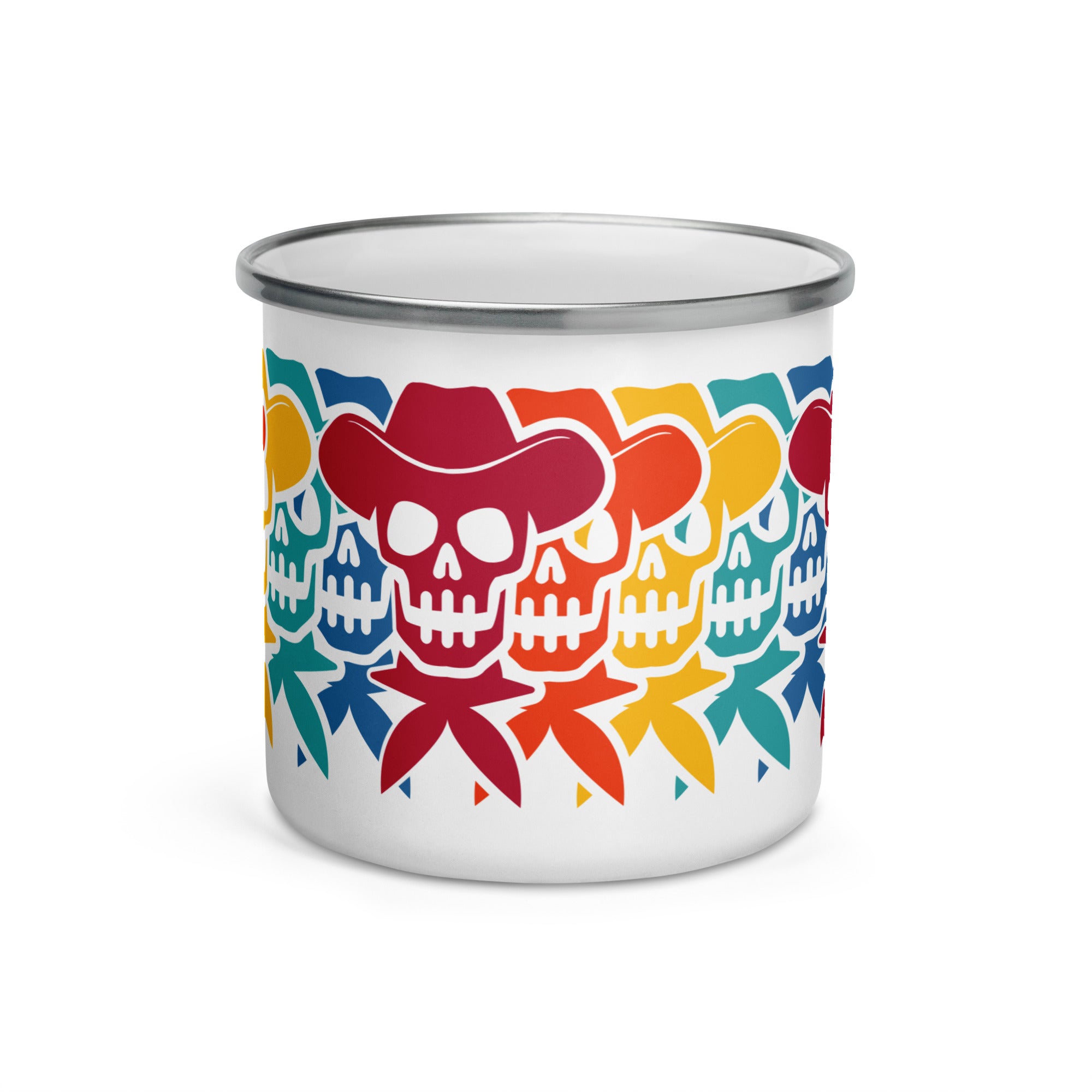 Graphic Enamel Mug - rockstarcowboy