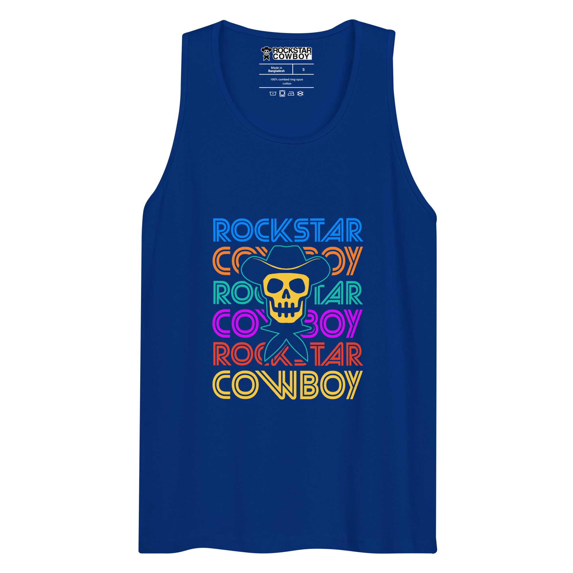 Men’s Premium Graphic Tank Top - rockstarcowboy