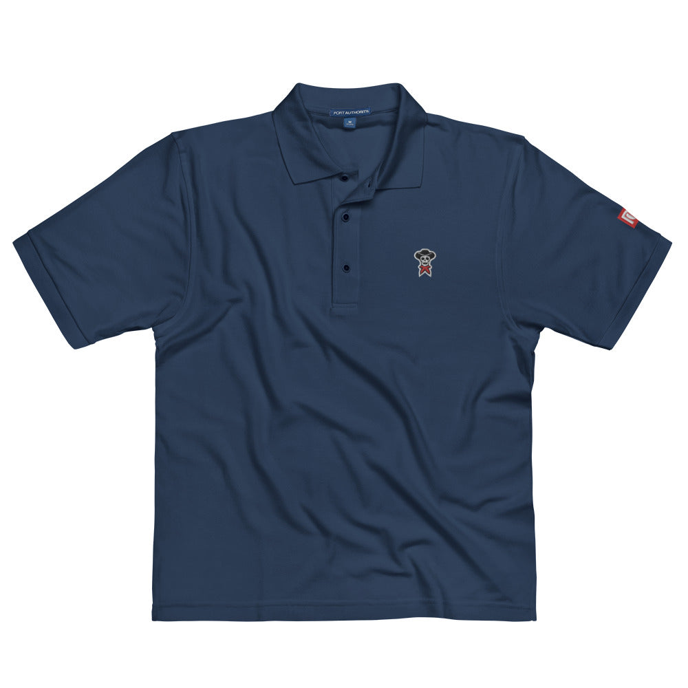 Men's Classic Embroidered Premium Polo - rockstarcowboy