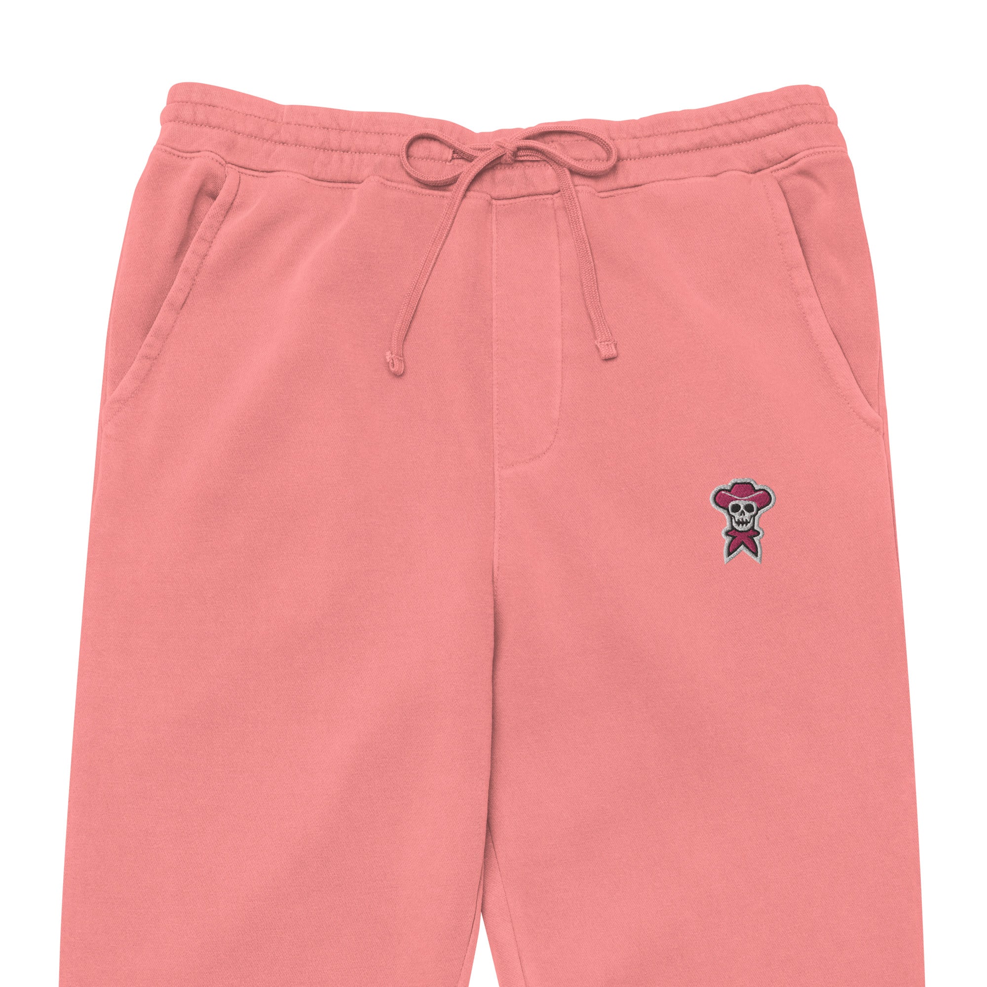 Pink Mark Embroidered Color-Dyed Sweatpants - rockstarcowboy