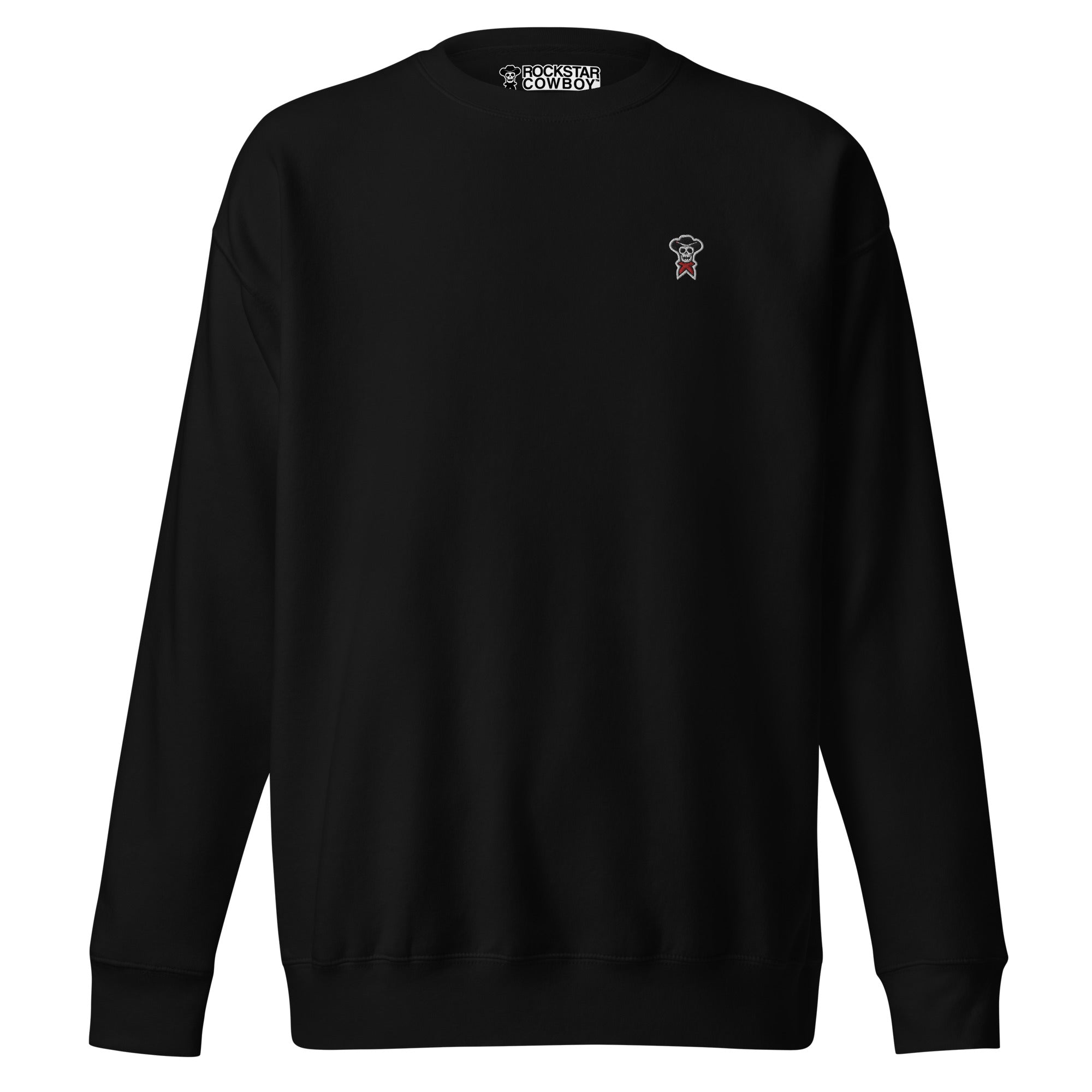 Premium Classic Embroidered Sweatshirt - rockstarcowboy