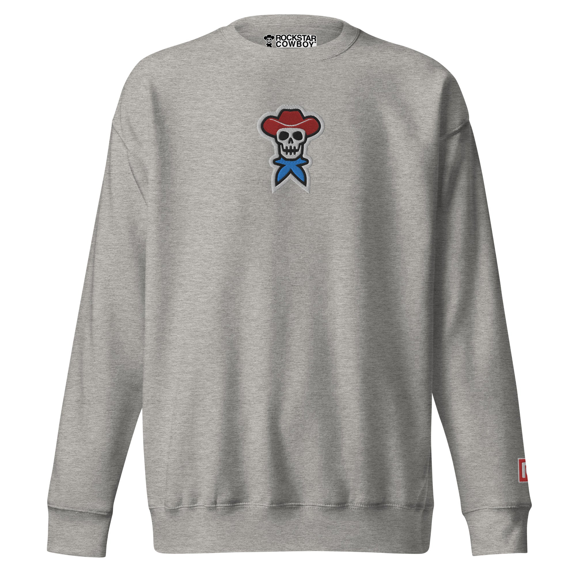 Premium Classic Large Embroidered Sweatshirt - rockstarcowboy