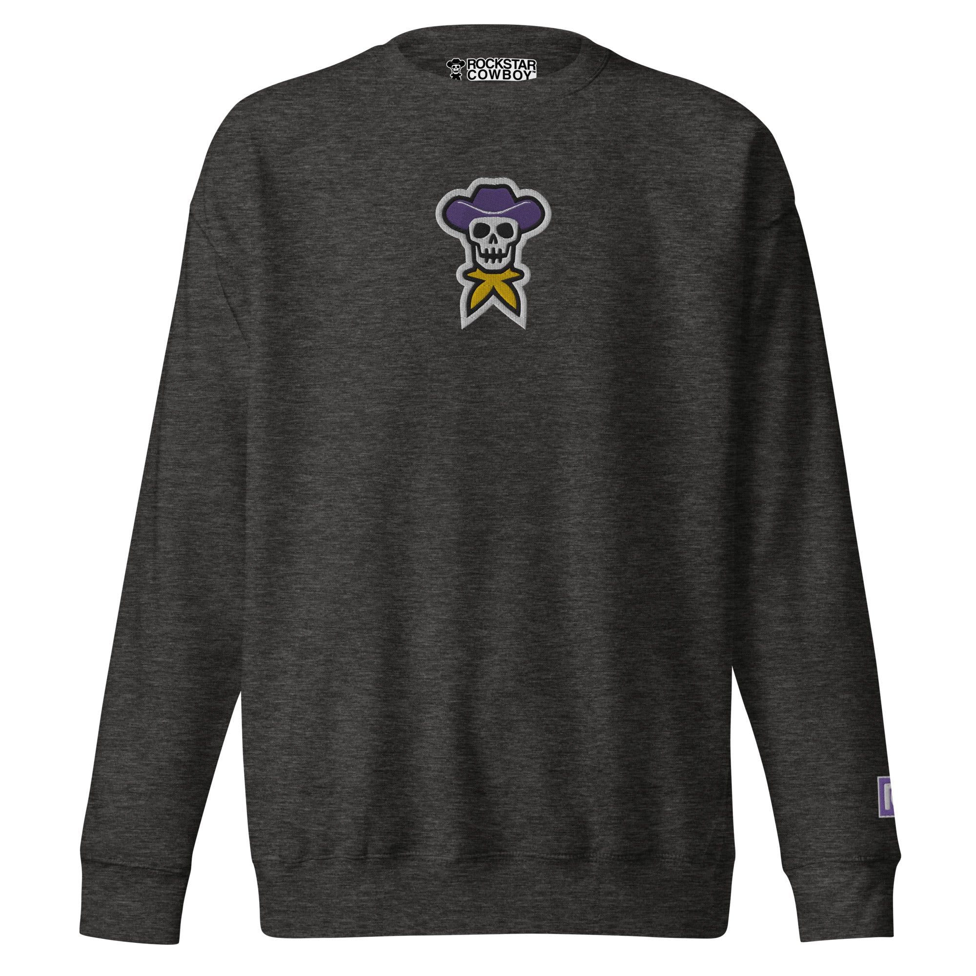 Premium Classic Large Embroidered Sweatshirt - rockstarcowboy